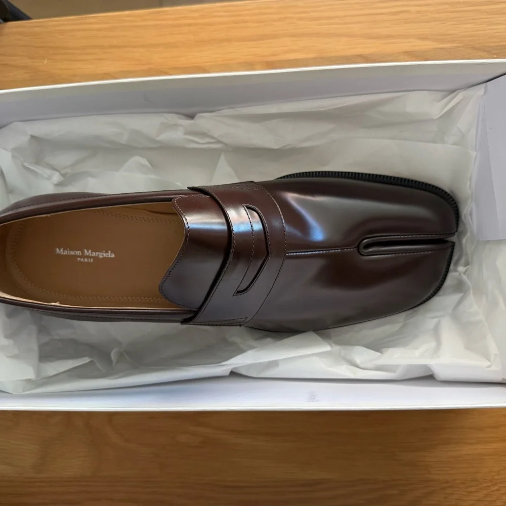 Maison Martin Margiela Brown Leather Loafers - Never Worn - Picture 3 of 5